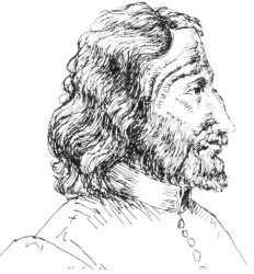 Heer Jan van Beaumont (tekening van Piet Hein Zijl voor 'Onvoltooid Verleden'. 